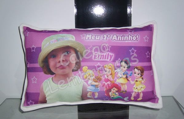 Almofada Personalizada das Princesinhas